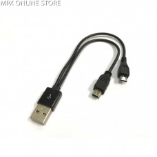 Cablu Transfer Date USB 2.0 la mini USB + micro USB