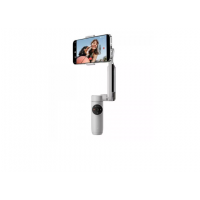 Insta360 Flow Stabilizer (Flow4), lungime selfie stick incorporat 215mm, dimensiune trepied incorporat 80mm, gri