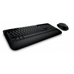 Kit tastatura + mouse Microsoft 2000, Wireless, negru