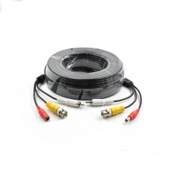 Cablu video cu alimentare si  audio 10 metri LN-EC04-10M-AUDIO; conectori: BNC + DC+RCA; Video Conductor: 26 AWG; nsulation: 2.0mm Foam PE; Power Conductor: 23 AWG x2C Red/Black ID: 1.2mmPE OD: 3.5mmPVC Black; Outer Jacket: 3.5+3.5mm PVC Black