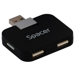 Hub Spacer, SPH-316; 4 porturi USB 2.0 extern; culoare: negru.