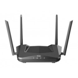 D-Link AX1500 Wi-Fi Router, DIR-X1560; Wireless Speed: 1200Mbps + 300Mbps; SDRAM: 256MB; Flash: 128MB; 4 External Fixed Antennas; Wi-Fi 6 (802.11ax), Dual-band Wi-Fi with up to 4 simultaneous streams, Ports: 4 LAN, 1 WAN, MU-MIMO, Wireless Security: Lates