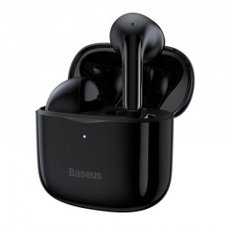 CASTI Baseus Bowie E3, pt smartphone, wireless, protectie apa IP64, bluetooth 5.0, microfon pe casca, negru