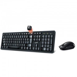Kit Tastatura si Mouse GENIUS SMART KM-8200, wireless, negru