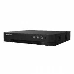 DVR Hikvision 8 canale iDS-7208HUHI-M1/S, 5MP, 8 channels and 1 HDD 1U AcuSense DVR,False alarm reduction by human and vehicle target classification based on deep learning,Total Bandwidth 128Mbps,Remote Connection64 ,Network Interface 1,RJ45 10M/100M/1000