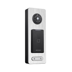 Hikvision Video Access Control Terminal, DS-K1T500S; Built-in 2 Megapixels camera; Storage with 50,000 cards and 200,000 access controlevents; Supports two-way audio intercom, remote live view, videorecording through NVR; Uplink Communication:TCP/IP, RS-4