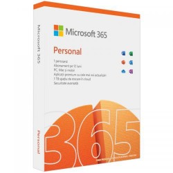 Licenta Cloud Retail Microsoft 365 Personal Romanian Subscriptie 1 an Medialess P8