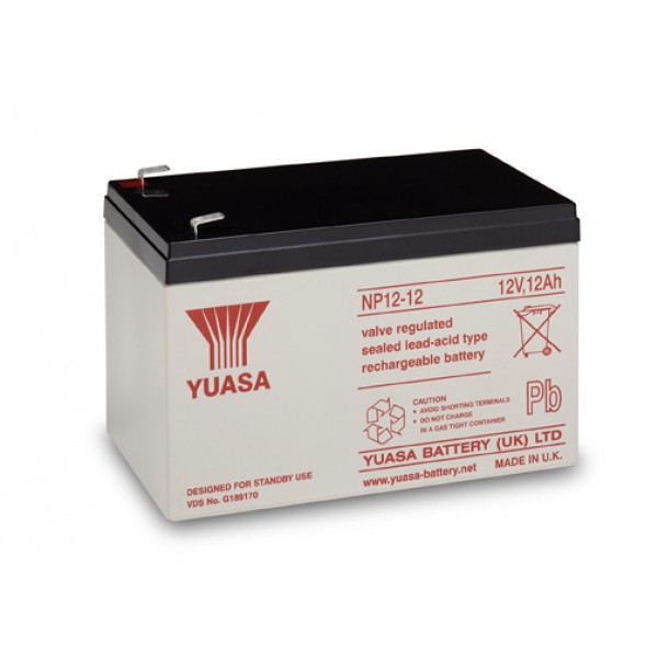 YUASA Acumulator stationar plumb acid YUASA 12V 12Ah AGM VRLA (NP12-12) - ShopTei.ro